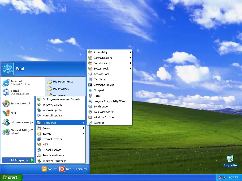 Windows XP (2001-2005)