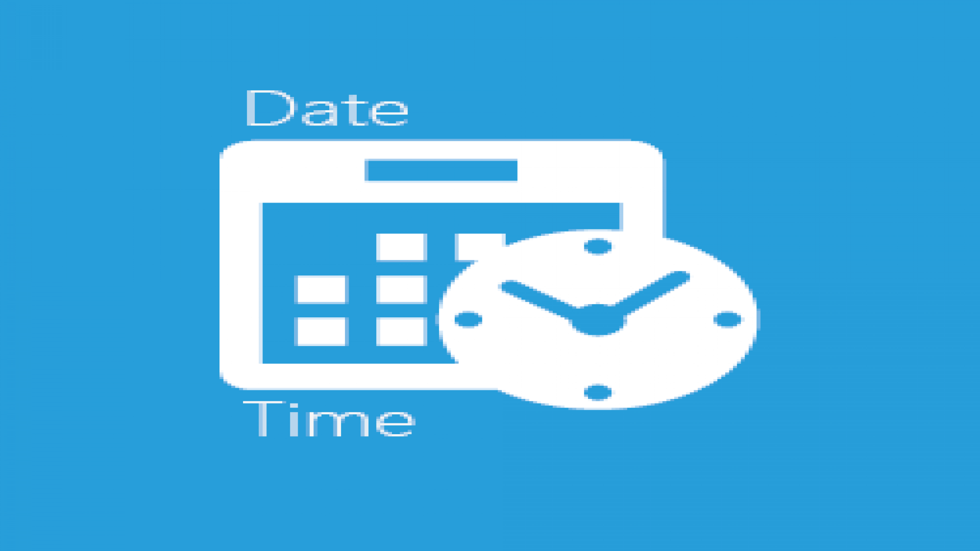 Tags Date e Time do HTML 5