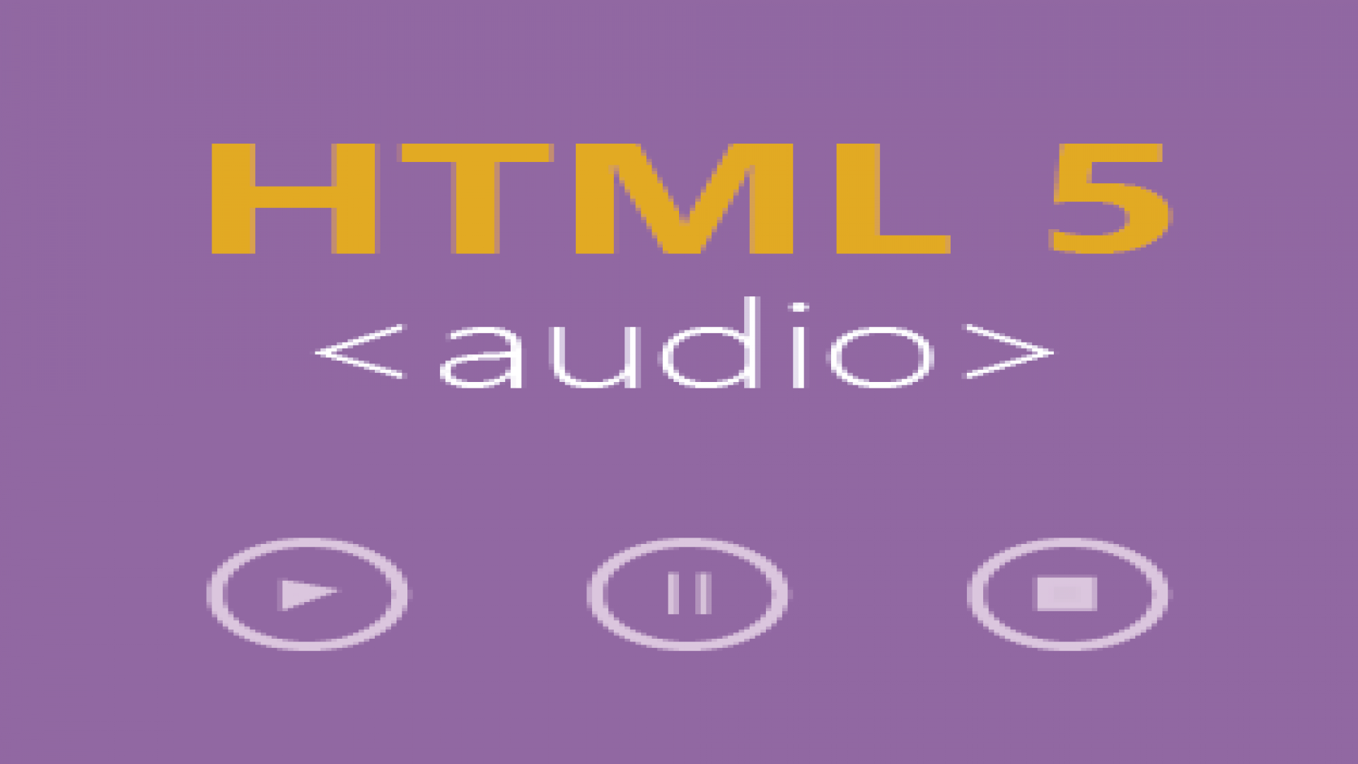 Reproduzindo áudio com HTML 5 - Audio Tag