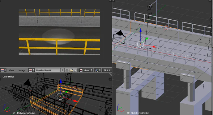 Projeto da ponte 3D - Imagem SatellaSoft