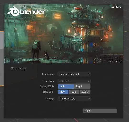 Splash Screen Blender 2.83 Tutorial