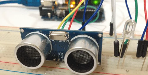 Ligação dos componentes do sensor no Arduino