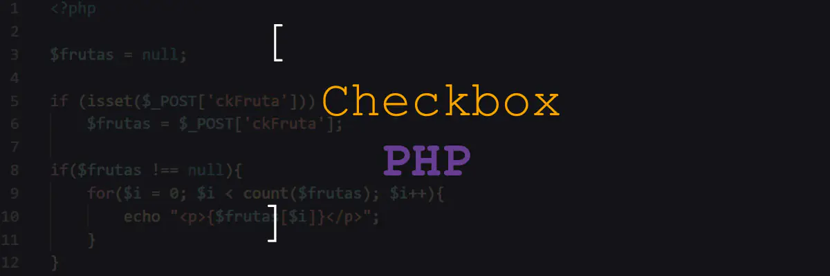 Obtendo uma lista de valores do checkbox com PHP