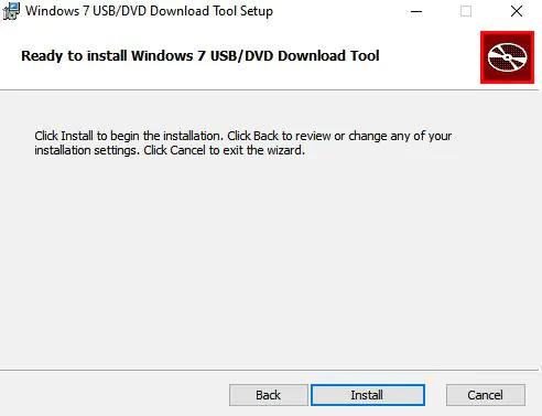 Instalando o USB/DVD Download Tool
