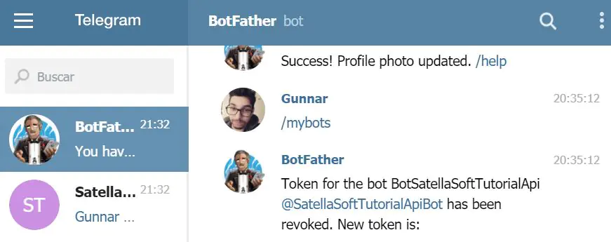 BotFather no Telegram, como usar