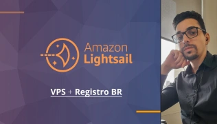 Configurar um domínio do Registro BR na instância AWS Lightsail