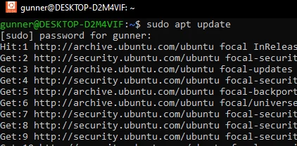 Atualizando pacotes do Ubuntu